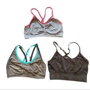3 size small sports bras Champion Nicole Miller Pro  Fit